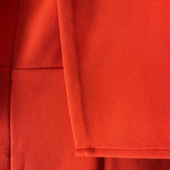 Trina Turk Coral Cutout Faux Overlay Midi Dress size 6 - Picture 9 of 12